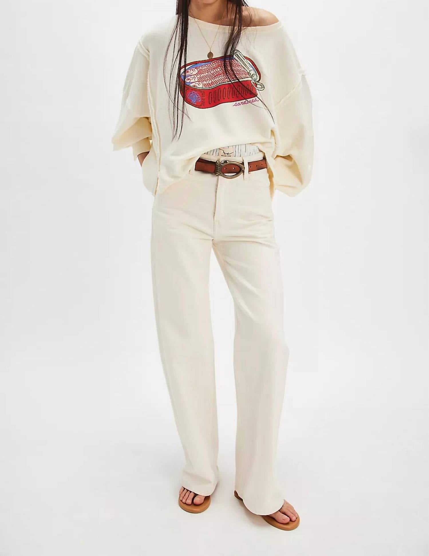Free People - Sardine Camden Sweatshirt Top
