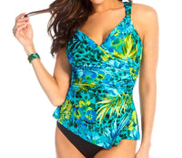 Miraclesuit Paramore Underwire Tankini Top in junglemania - women's swimwear