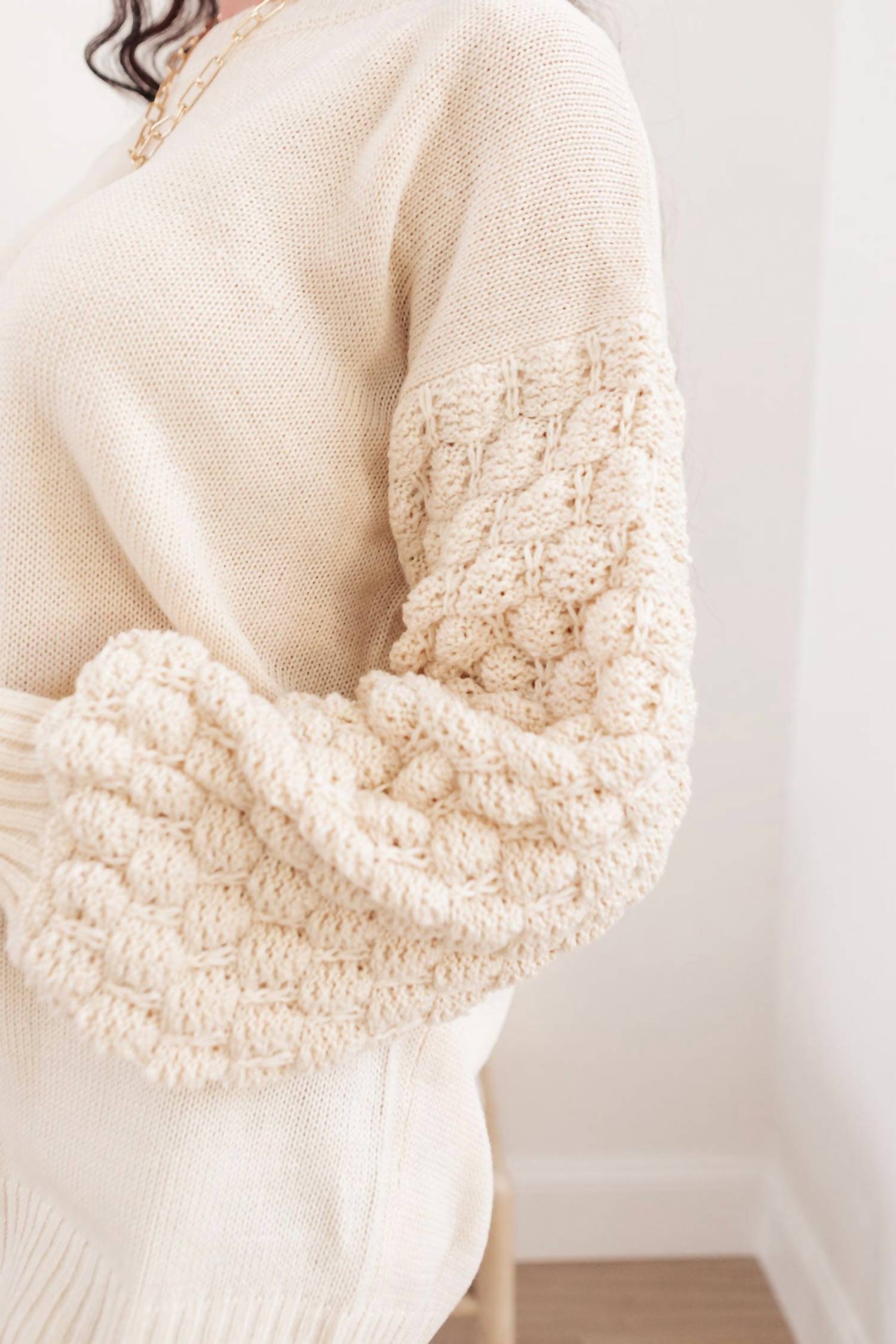 Bubbly B Sweater