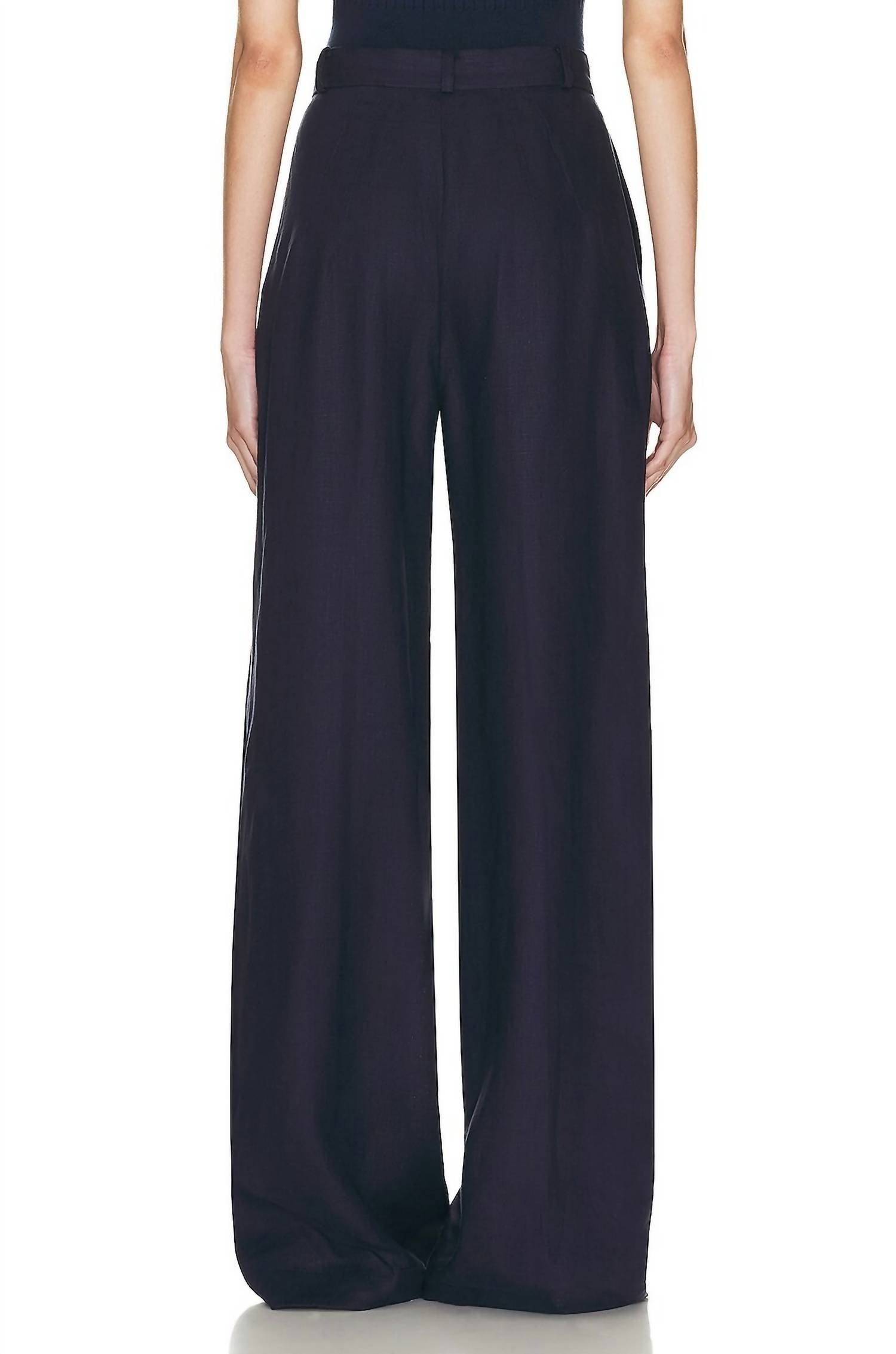 Matthew Bruch - Button Pleated Trouser