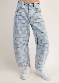 Ee:Some - Mariana Barrel Leg Jeans
