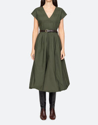 SEA Sullivan Bubble Midi Dress in ivy - women's dress