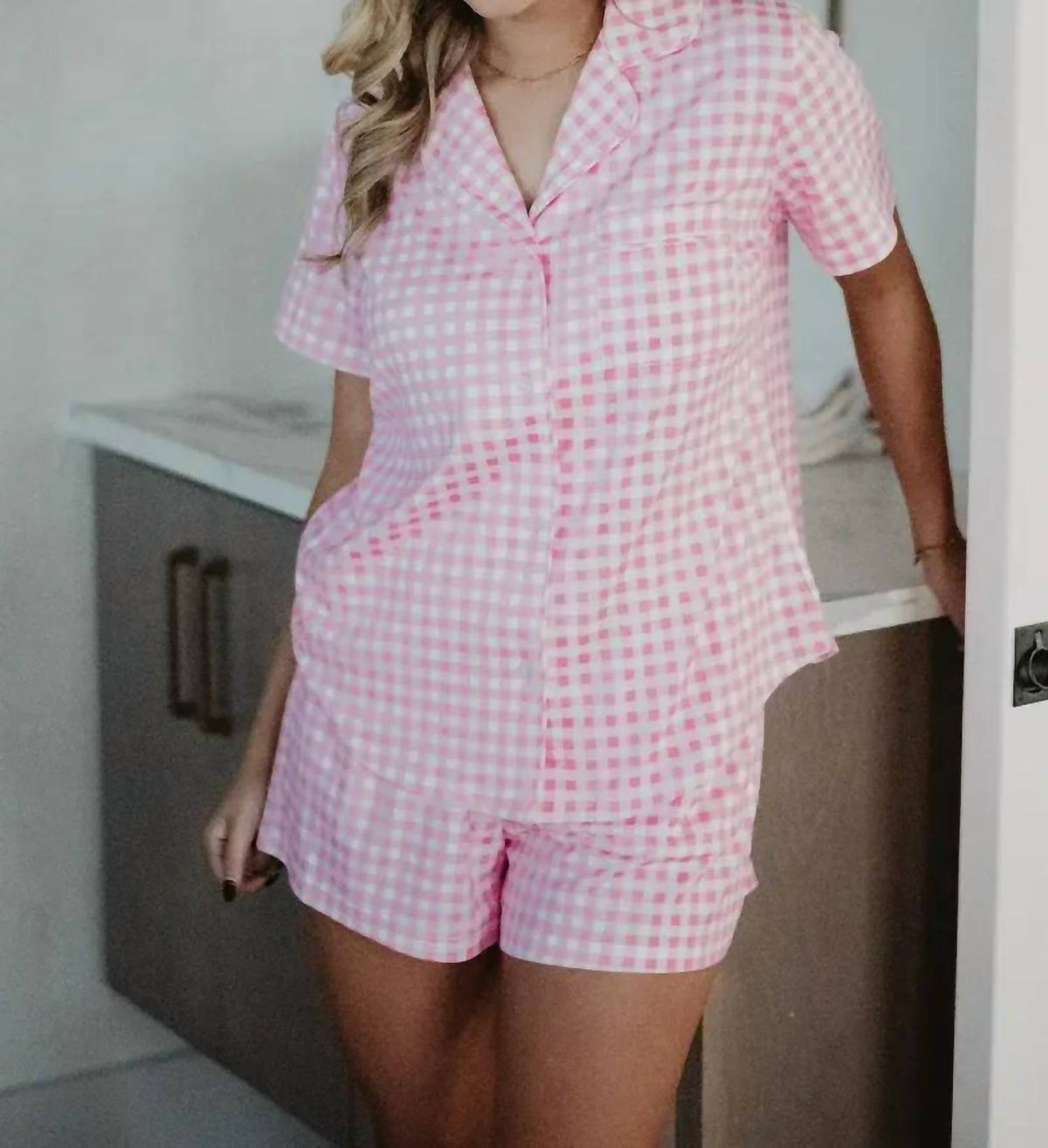 Katydid - Plaid Pajama Set