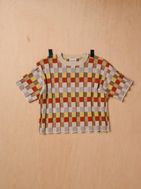 The Endery - Anni Grid Plaited Tee