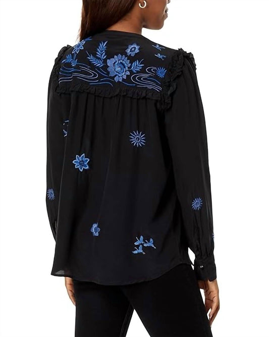 Johnny Was - Jazmine Ruffle Yoke Blouse
