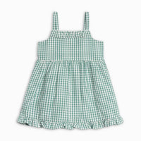 Colored Organics - Girl's Juliette Seersucker Tank Dress