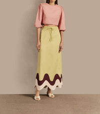 Adriana Degreas - Giardino Open Back Cropped Blouse