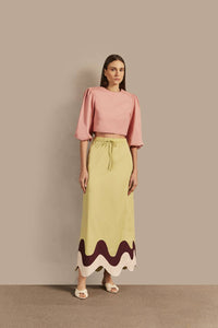 Adriana Degreas - Giardino Open Back Cropped Blouse