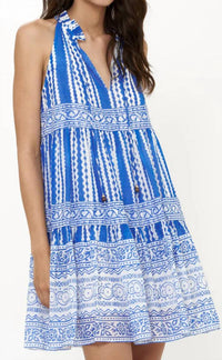 Oliphant - Sleeveless Tiered Short Dress