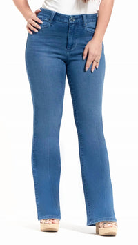1822 Denim - Mid Rise Better Butter Full Length Slim Bootcut Jeans