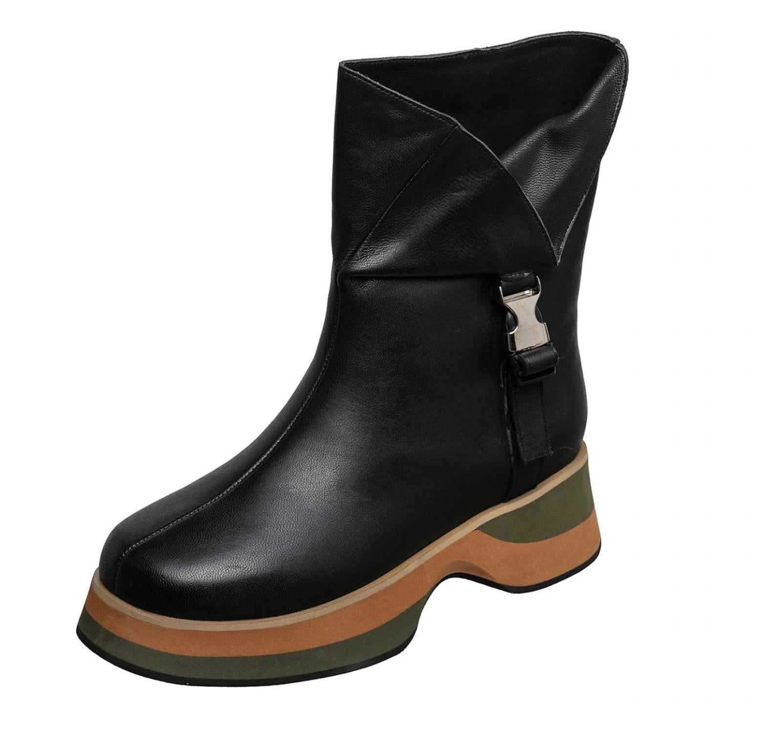 Antelope Women's Jack Heeled Bootie in black - women's shoe