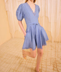 Ulla Johnson - Camila Short Sleeve Mini Dress