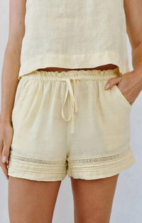Bella Dahl - Lattice Pintuck Short