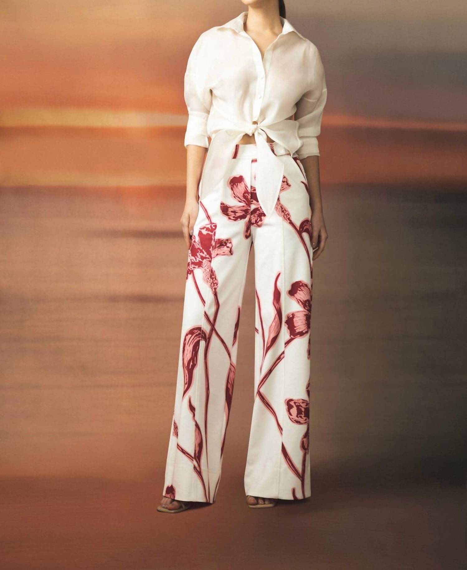 Andres Otalora - Vinculo Infinito Silk Organza Button Down Shirt