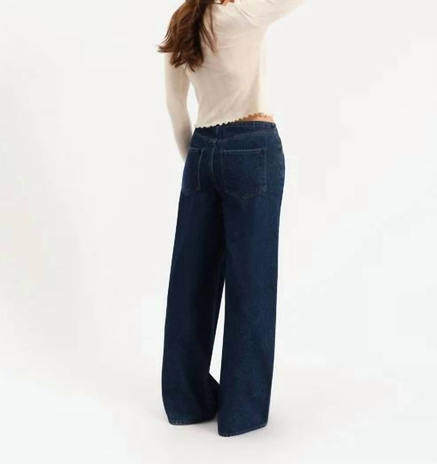 Daze - Madison Mid Rise Wide Leg Jeans