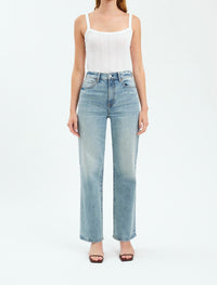 Daze - Sundaze High Rise Straight Denim Jeans
