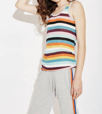 Replica Los Angeles - Metallic Lurex Striped Tank Top