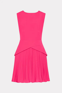 Milly - Haddy Pleated Mini Dress