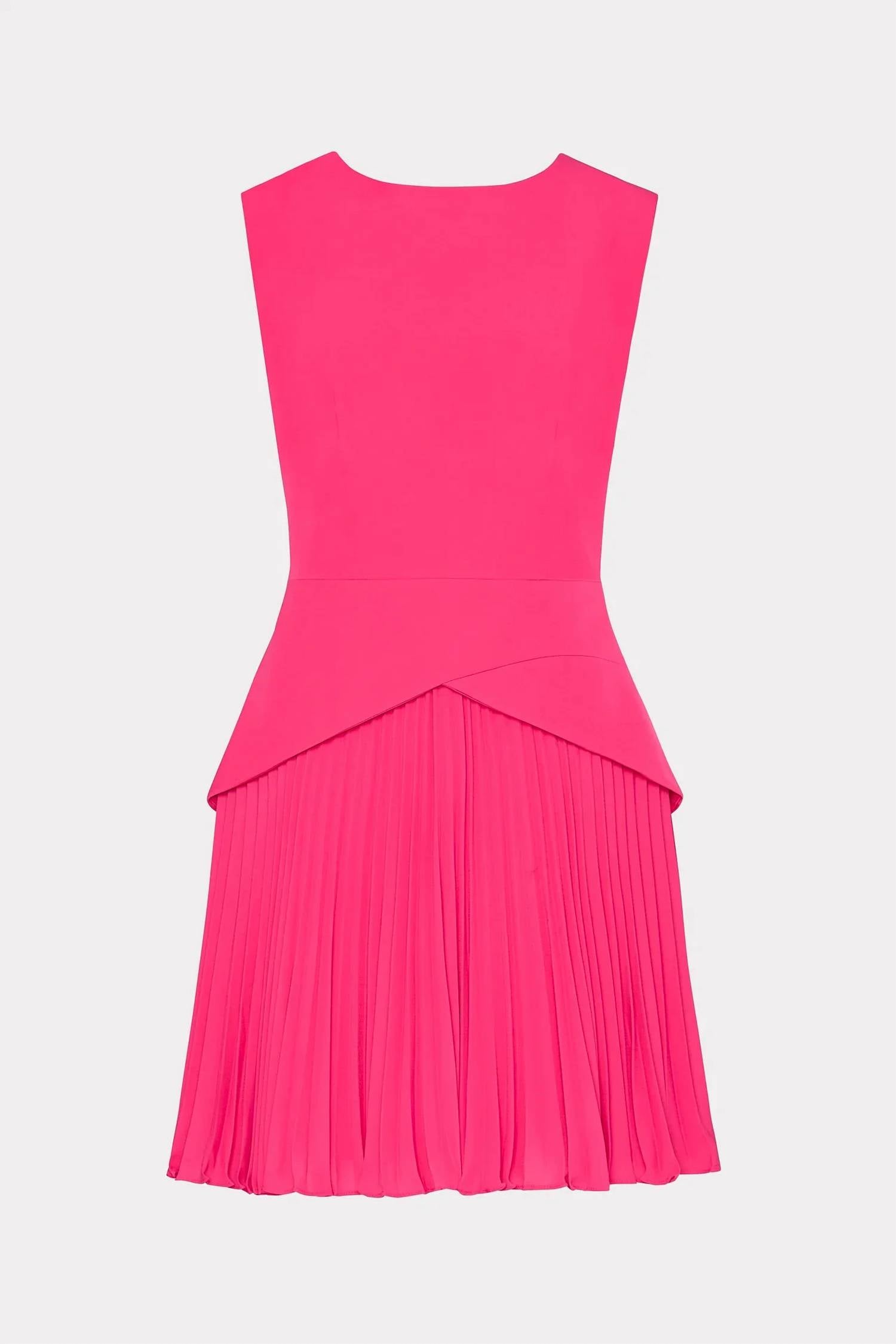 Milly - Haddy Pleated Mini Dress