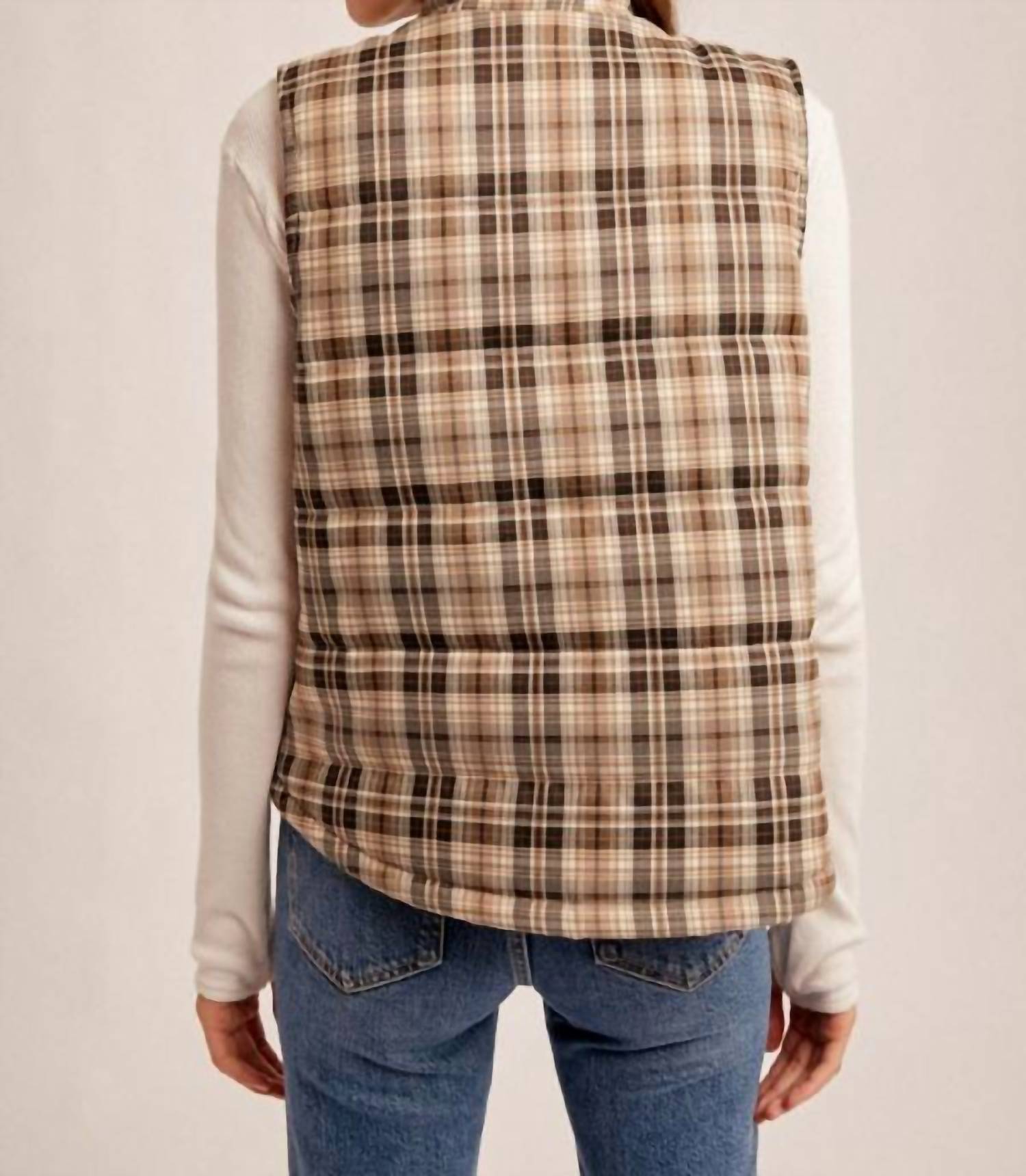 Hem & Thread - Plaid Puffer Vest