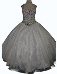 Little Rosie - Girl's Glitz Long Pageant Dress