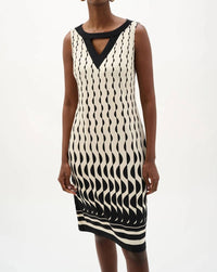 Joseph Ribkoff - Geometric Print Sheath Dress