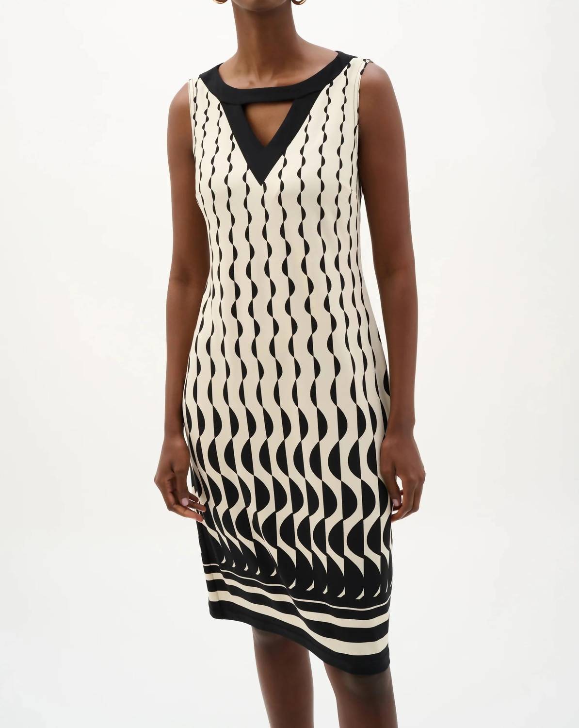 Joseph Ribkoff - Geometric Print Sheath Dress