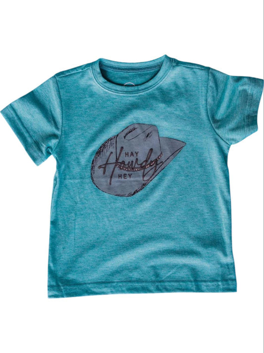 2Flyco - Girl's Hey Howdy Tee Teal