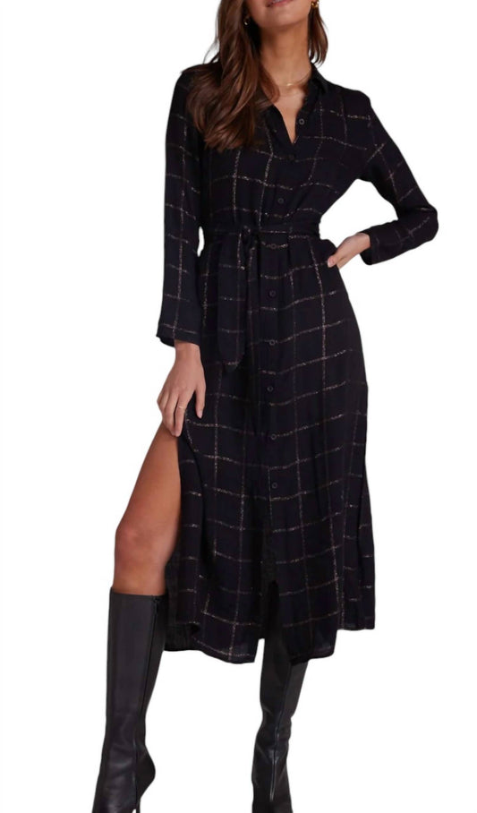 Bella Dahl - MAXI SHIRT DRESS WITH SMOCKED WAIST