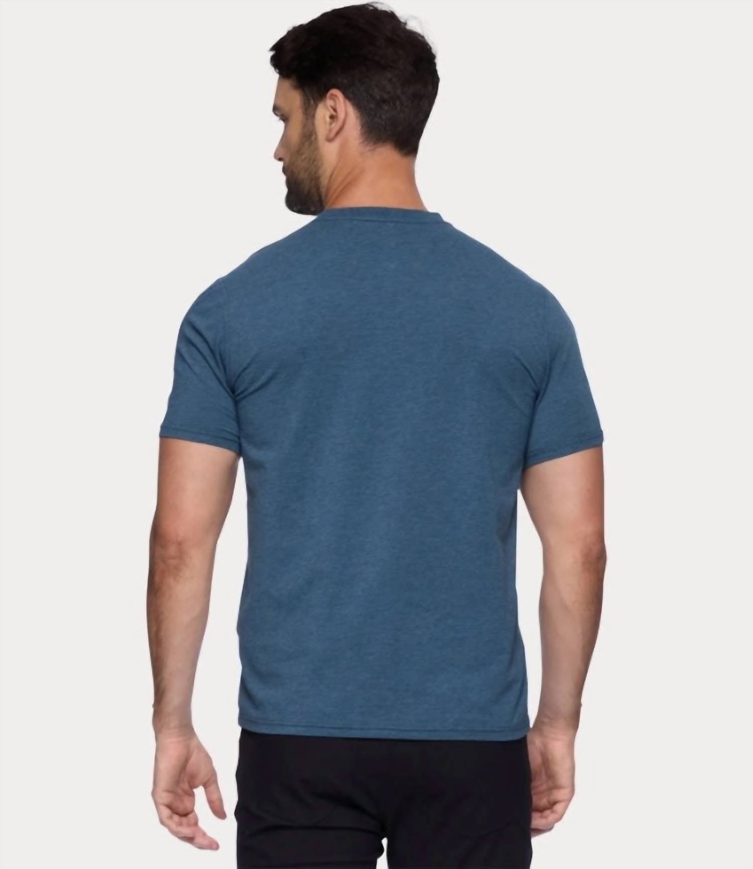 Flags & Anthem - Essential Stretch Comfort Henley Shirt