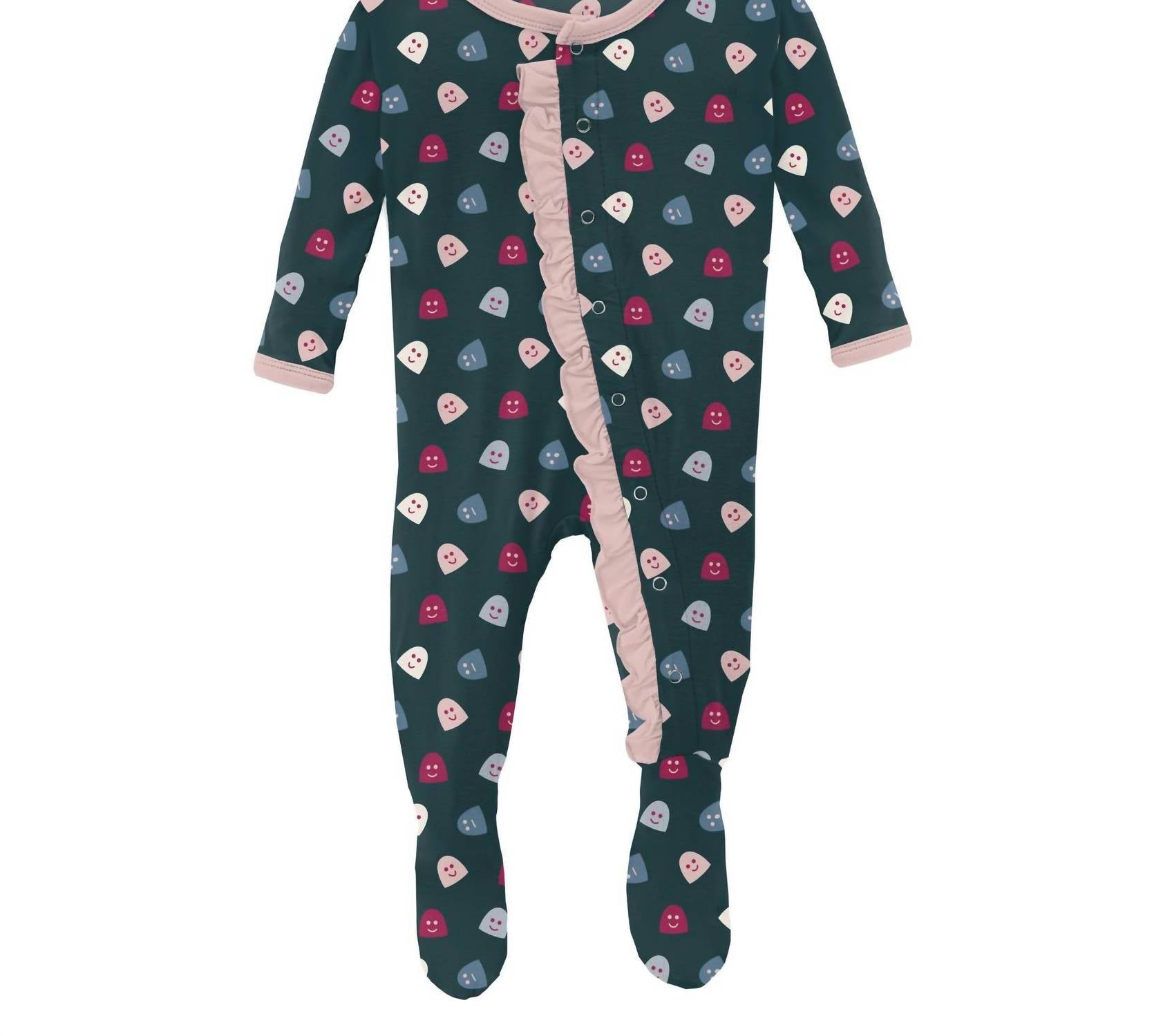 Kickee - Kids' Ruffle Footie with Snaps