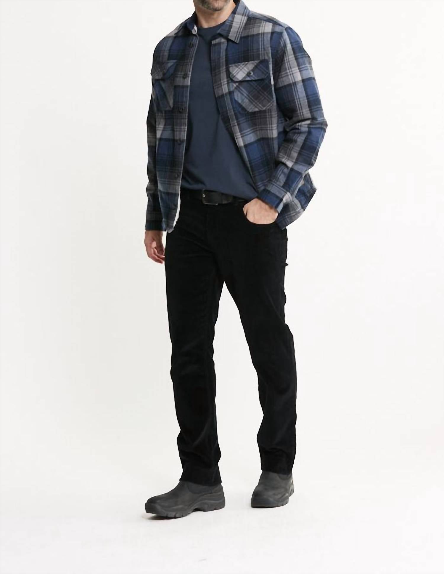 Jachs New York - Sherpa Lined Flannel Shirt Jacket
