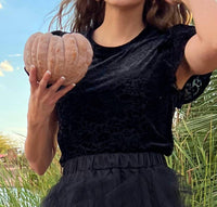 If She Loves - Burnout Velvet Tee