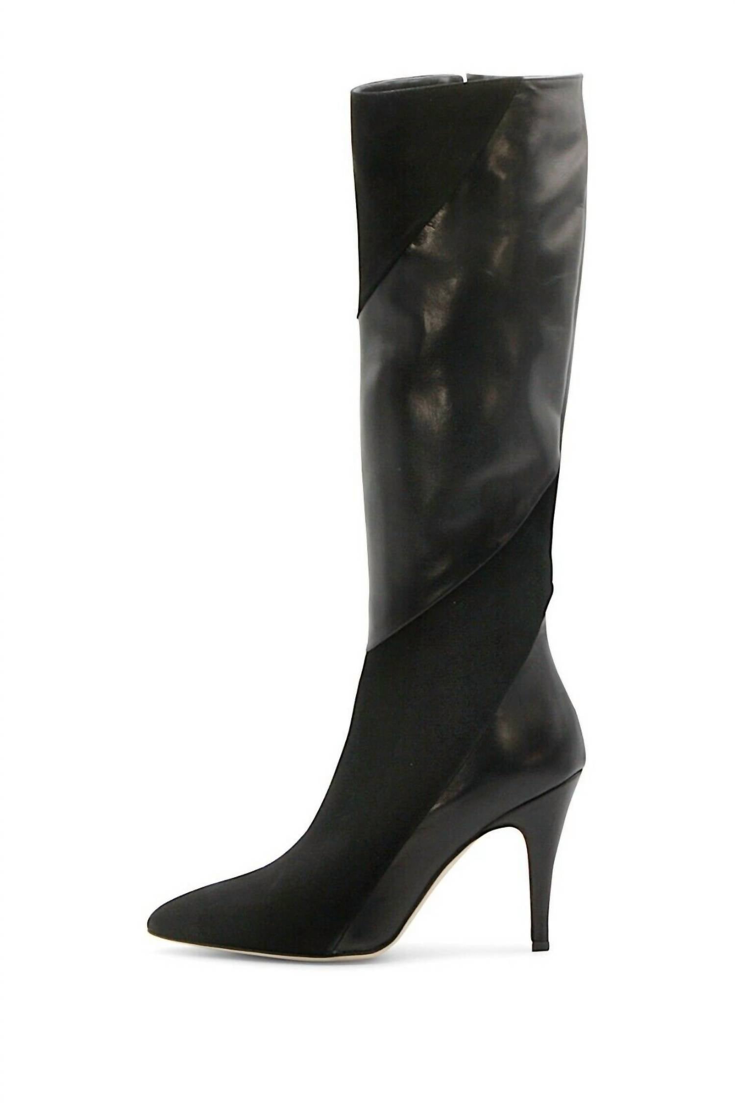 Bettye Muller - Women's Gigi Suede Leather Tall Stiletto Boots