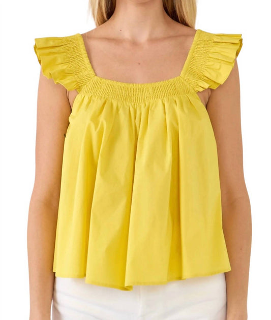 English Factory - Ruffle Detail Top