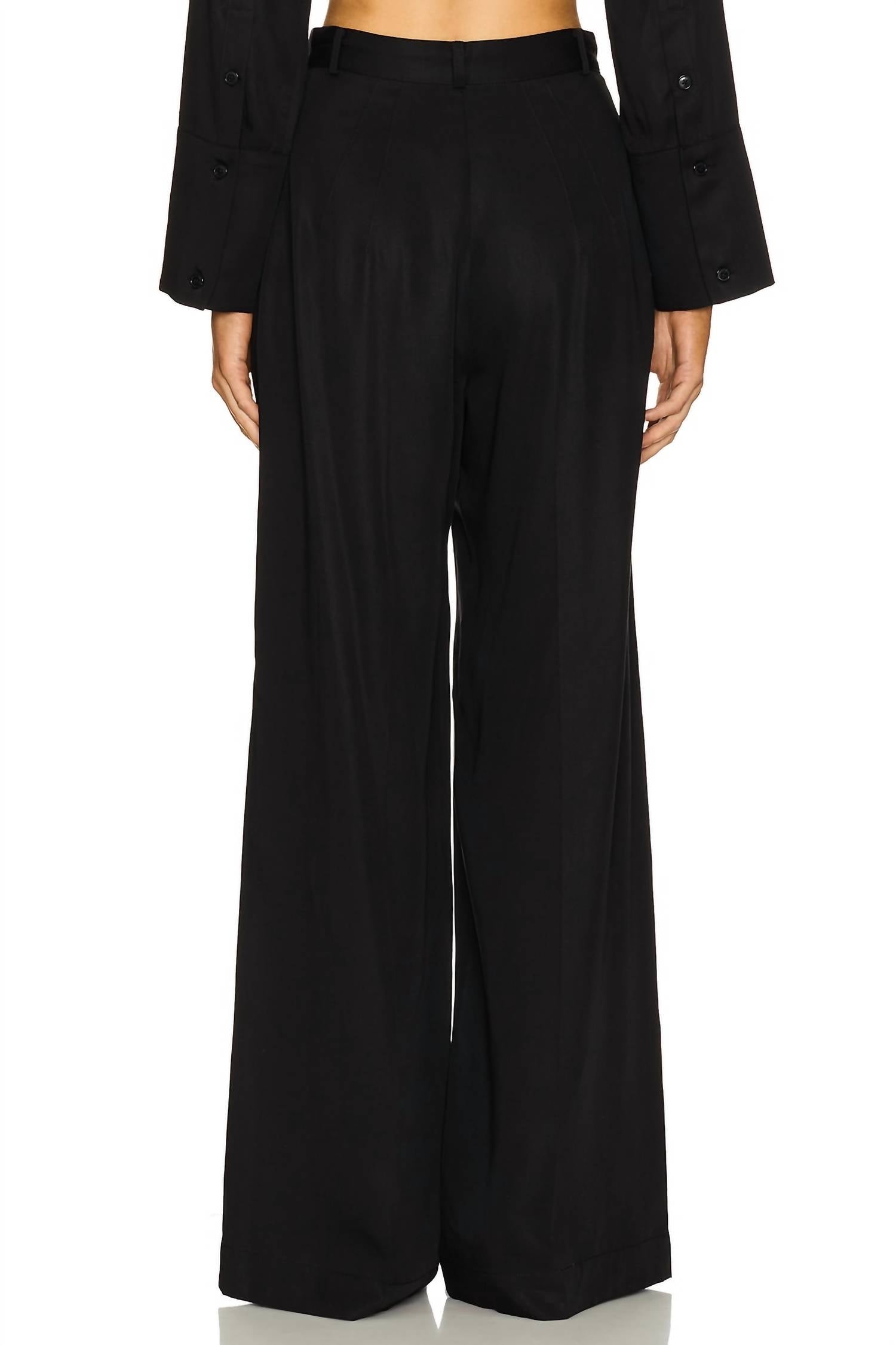 Matthew Bruch - Button Pleated Trouser