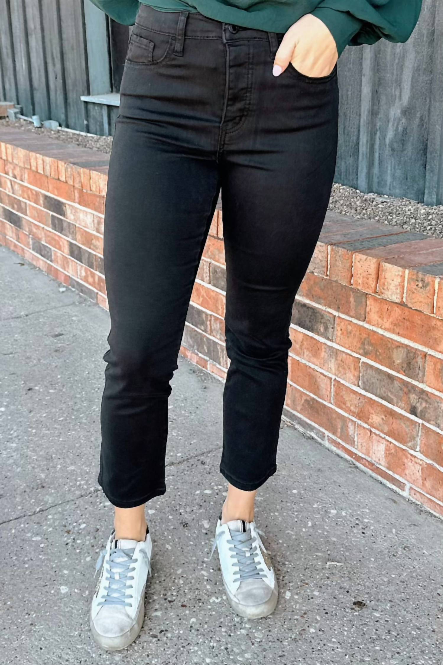 Lovervet - High Rise Ankle Straight Leg Jeans