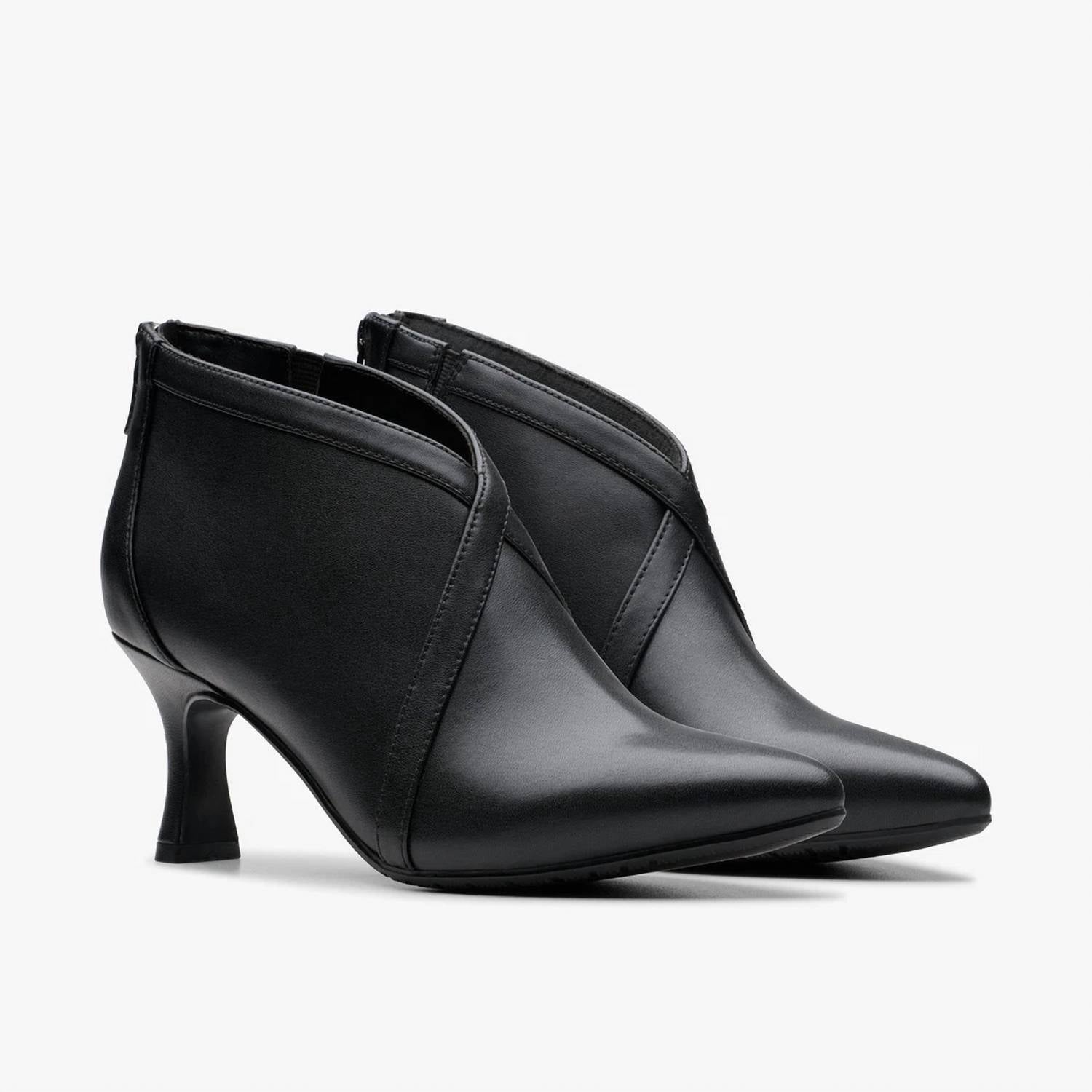 Clarks Women's Kataleyna Sol Leather Ankle Boots in black - women's shoe - view 4