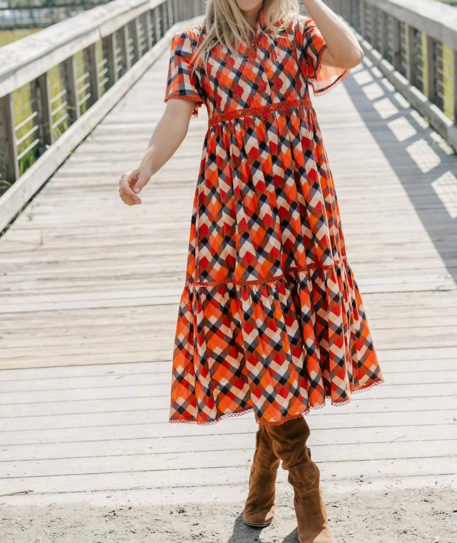 marigold midi dress Marigold