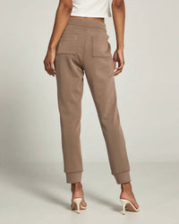 7Diamonds Rev Slim Fit Jogger in caribou - women's pants - detail view