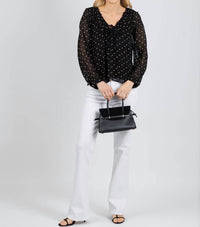 Rails Honora Ruffled Blouse in polka dots - women's blouse - view 6