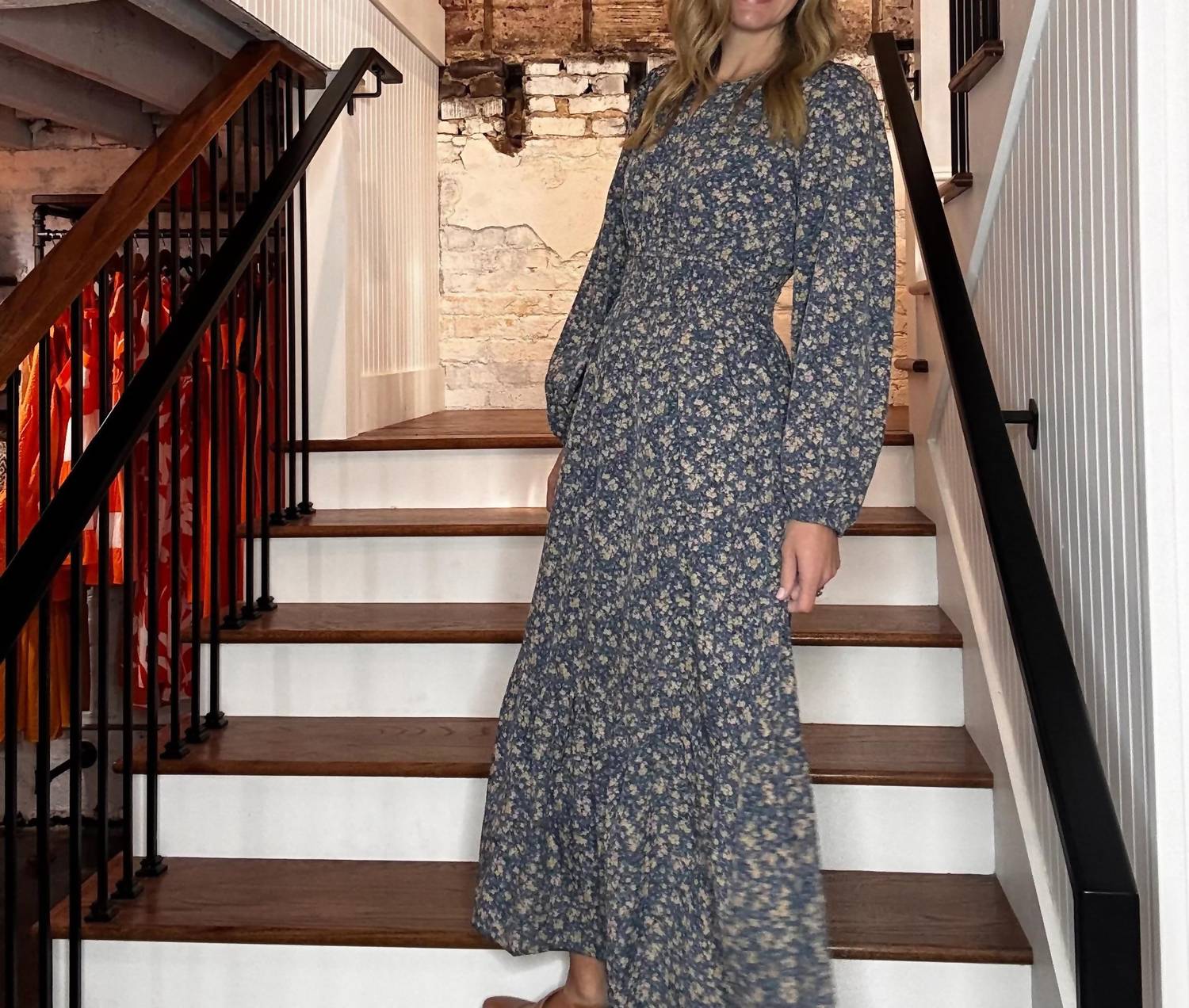 Jodifl - Smocked Waist Midi Dress
