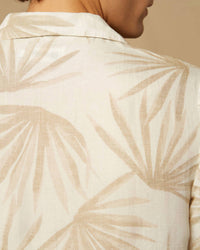 AIR LINEN CONVERTIBLE CAMP SHIRT