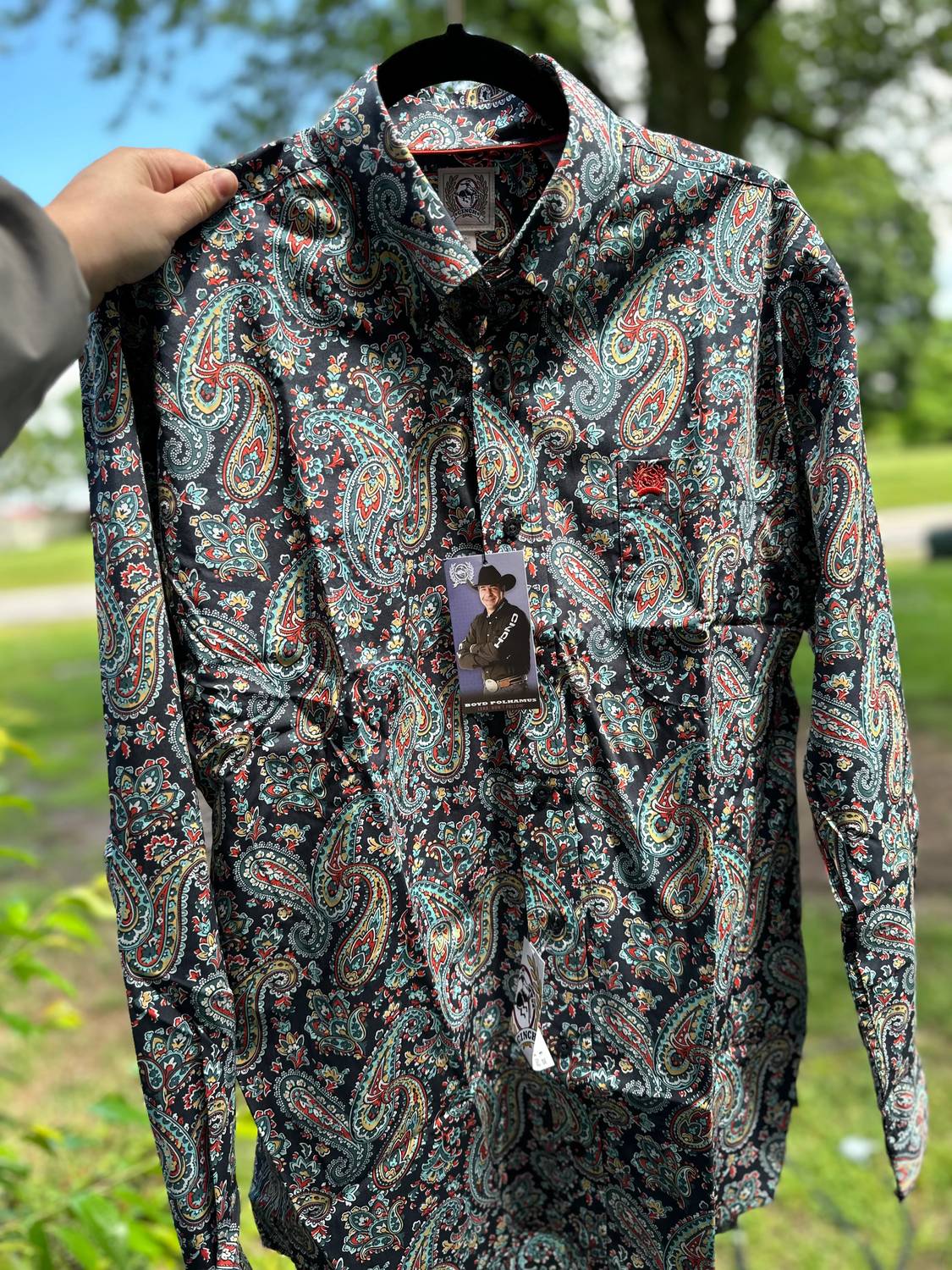Cinch - Paisley Cinch Long Sleeve Shirt