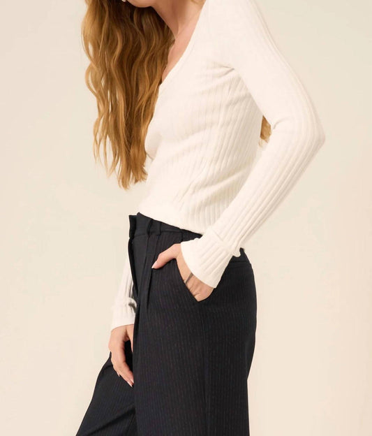 Project Social T - What's The Scoop Long Sleeve Top