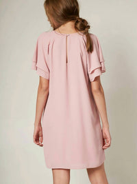 Orbit 7 - Elise Flutter Sleeve Mini Dress