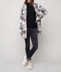 Charlie B - Printed Boucle Knit Coat
