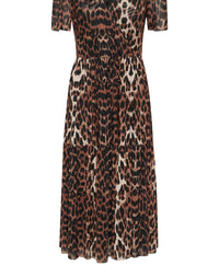 Soaked In Luxury - Slaldora Short Sleeve V-neck Wrap Midi Dress