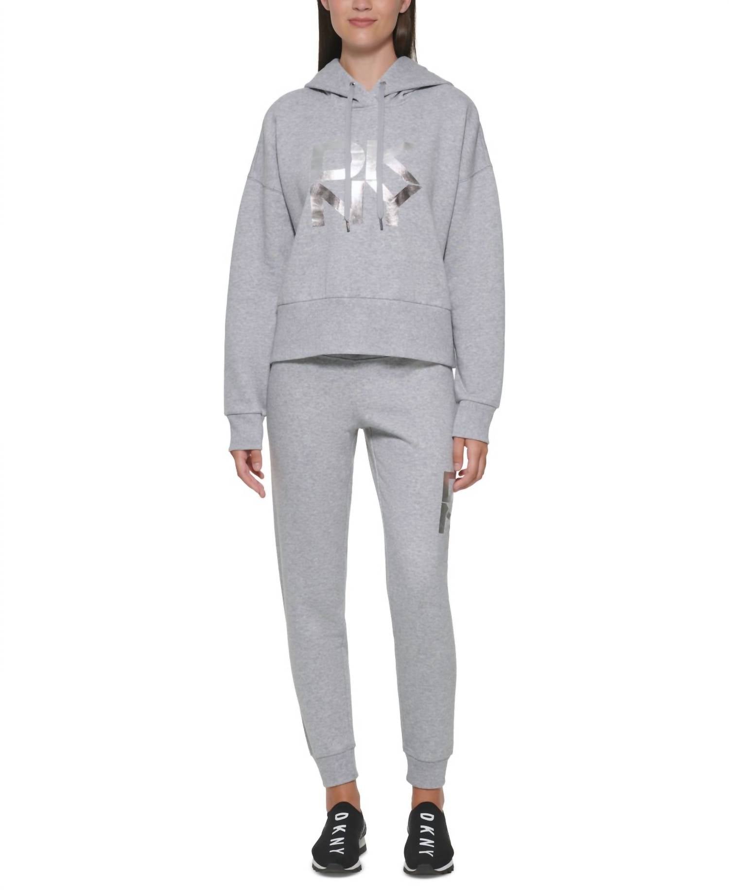 Dkny - Metallic Graphic Hoodie
