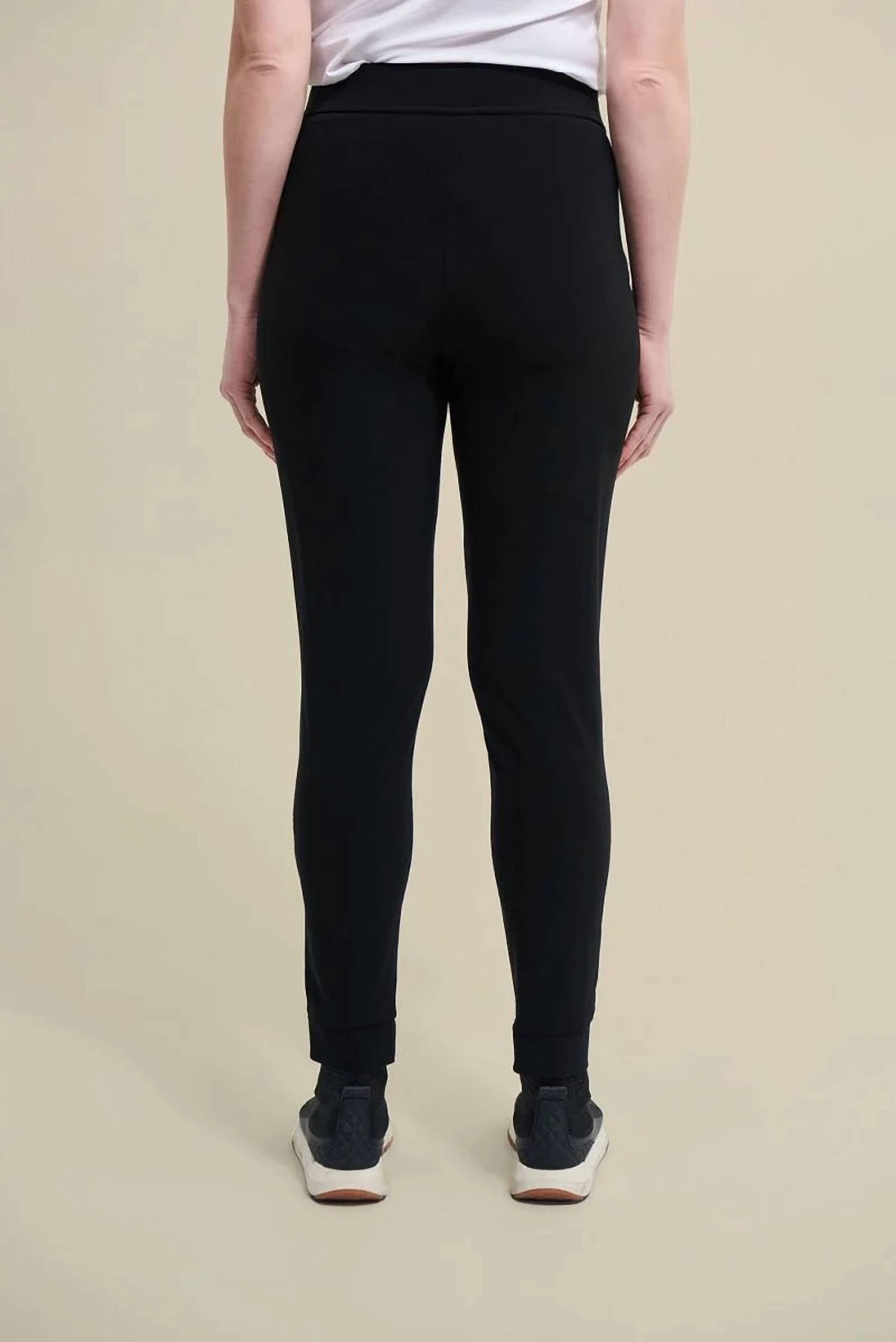 Joseph Ribkoff - Drawstring Pull On Athleisure Jogger Pants
